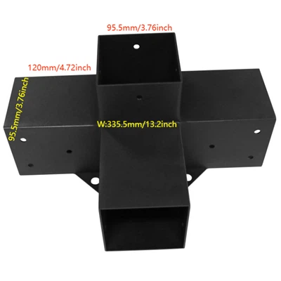 4''x4'' 4-pergolabeugels